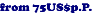 from 75US$p.P. 